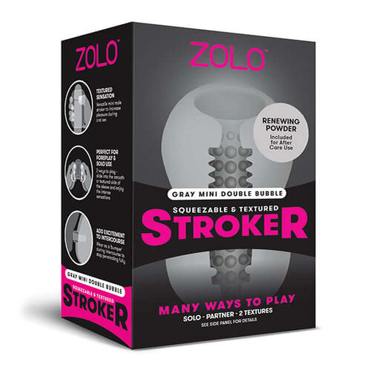 Zolo Mini Stroker Gray